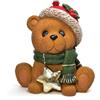 Mediawave Store Base Albero di Natale Orsetto Stella 56x40x38 cm