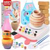 Skirfy Tornio per Ceramica Bambini, Kit Ceramica con Pasta Modellabile | Kit Creativo con Piatto da 11 cm, Colori, Strumenti per Modellare, Regalo per Bambini 6-12 Anni