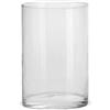 matches21 HOME & HOBBY matches21 - Vaso in vetro con cilindro decorativo, rotondo, 1 pezzo, Ø 10 x 15 cm, 3 misure