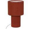 ATMOSPHERA CREATEUR D'INTERIEUR - Lampada jolina cilindrica, altezza 28 cm, color terracotta