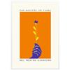 Social Crazy GLOBAL POSTER CON CORNICE - PUÒ NASCERE UN FIORE NEL NOSTRO GIARDINO (20X31 CM, BIANCA)