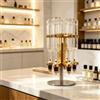 Generic Stazione Di Ricarica Manuale Per Profumi, Kit Dispenser Per 6 Flaconi Di Profumo, Pompe Dispenser Da 375 Ml, Test Di Profumo 8 Ore, Per Negozi, Laboratori, Bar, Studi, Saloni Di Bellezza,