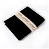 Yungensse 100% stoffa cotone, stoffa al metro, larghezza 150 cm, tessuto a tinta unita per realizzare Abbigliamento, Biancheria, Accessori Moda, Cuscini, Federe e Tende (Nero, 2 Yards)