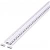 V-TAC Profilo in Alluminio ad Incasso in Cartongesso per Doppia Strip LED, Bianco