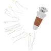 BESPORTBLE Luce LED per Tappo in Sughero Usb, Lampada Decorativa per Bottiglia | Ricarica Usb, Consumo Ridotto e Funzione Decorativa, Plastica e Sughero, Bianco, per Patio e Mensa