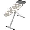 Colombo | Avantgard Plus Asse da Stiro 130x44cm con Porta Caldaia | Tavola da Stiro Pieghevole Altezza Regolabile Max 95cm | Copri Asse da Stiro in Cotone Biologico | Made in Italy