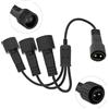 Etopgo G40 Globe G40 - Cavo di prolunga a 2 pin, IP65, impermeabile, 1 a 3 Y per catena di luci di pioggia di ghiaccio, luci natalizie