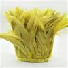 GUOZHAN 6 Iarde di Piume di Coda di Gallo, Larghezza 10-12 pollici/25-30 cm, Nastro di Piume di Coda Artigianale, Frangia, Piuma