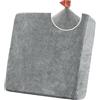 BXFUL Copriseduta Divano Elasticizzato Fodera per Cuscino per Divano in Ciniglia, Coprisedia Cuscino Elasticizzato Copricuscino Divani (1 Posto,Grigio)