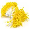 GIVBRO 400 Stami per Fiori Fai da Te, 1 mm x 5-6 cm, Giallo | Per fiori in nylon o carta, bouquet, accessori per capelli, biglietti, cappelli, nastri e scrapbooking