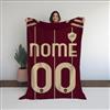 love print Coperta In Pile Personalizzata Tifoso Calcio Serie A, Tifoso Romanista | Squadra del Cuore, Maglia 2024/2025, Misura 130x180, Pile Sublimabile