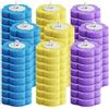 Hahorpa 72 Pezzi Testine di Ricambio per Scopino WC Usa e Getta, Blu&Giallo&Viola | Testine di Ricambio in Spugna Profumate | Potere Pulente Pre-Caricato | Zero Angoli Morti | Per Vasca, Lavabo e Lavandino