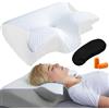 EDDWOXUC Serenium Cuscino, Serenium Orthosleep，Bianco | Cuscino Ortopedico Cervicale Per Alleviare Il Disagio Collo,Cuscino Ergonomico