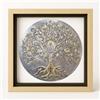ConKrea - Stampa Religiosa Albero Della Vita con Cornice Artigianale 50x50 cm | Icona Religiosa da Parete Incorniciata | Quadro Sacro per Casa o Regalo