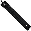AERZETIX - Set di 12 Cerniere lampo a spirale N°5 16cm non separabili nero con cursore decorativo | per abbigliamento accessori borse cucito fai da te