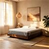 Novilla Topper Matrimoniale 160x190 Memory Foam 7,5cm, Fodera Lavabile | Doppio strato di schiuma per un sonno più confortevole, copertura lavabile e facile da curare