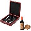 Helweet Set Apribottiglie, Set di Accessori da Vino, Cavatappi per Vino, Apribottiglie vino, Cavatappi da Sommelier, Set Regalo di Accessori per vino 4 In 1