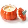 Piashow Candele profumate autunnali, a forma di zucca di Halloween, candele di soia a forma di zucca autunnale, candele profumate per Halloween, decorazione di Halloween e decorazione da tavolo del