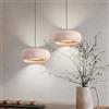 JOJOM Nord Europa Lampadario a sospensione moderno Wabi-Sabi Lampada a sospensione in travertino giallo Pietra naturale Altezza Regolabile camera da Letto Sala da Pranzo Soggiorno Cucina