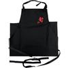KAI Shun Grembiule da Cucina Premium Classic Edition, nero con logo Shun rosso - Passante per legare in vita, cinturino regolabile al collo - Grembiule da cucina, grembiule da griglia