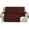 CYCMACO Copridivano 2 Posti Antiscivolo Con Braccioli, Café | Copridivano Trapuntato Antiscivolo, Copri Divano Antigraffio Per Gatto, Universale Sofa Cover Antimacchia