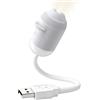 Generico Proiettore Galaxy Lampada da parete USB con luminosità regolabile | Proiettore Lampada Galaxy Rotante a 360 Gradi con 24 Diapositive per Auto Casa Festa Soggiorno Dormitorio Hotel Campeggio