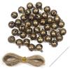 TOAOB THE ONE AND ONLY BABY TOAOB 40pz 12mm Campanellini Sonagli Campanella Natalizie Bronzo Antico | Campanellini in Metallo, per Decorazioni Natalizie Compleanno Accessori Animali Matrimoni Artigianato Fai Da Te