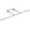HynJGih Luce sopra lo specchio del bagno Specchio illuminato con effetto di luce naturale per Vanity Bagno Muro(Silver (Warm Light),C (60CM))