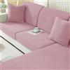 Ystyle Copriseduta Divano Elasticizzato, Universale Copricuscini Divano, Sofa Seat Cover, Copri Seduta Divano Antigraffio, Copridivano Cuscini, Coprisedile Divano (1 Posto, Rosa)