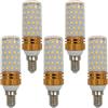 Generic E14 Lampadina a LED 16W, 5pcs lampadine a LED, 16W equivalente a 160W alogeno, AC100V-240V, Angolo di Fascio a 360 ° per l'illuminazione Domestica(Warm White 3000k)
