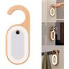 EaEa Luce notturna legno LED con Sensore di Movimento,Piccola Lampada notturna Gancio batteria ricaricabile USB, Luce bianca calda,Torcia elettrica di emergenza Portatile per Camera da letto Cucina Armadio