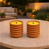 MAURY'S IL NUMERO UNO DEL RISPARMIO Maury's Candele alla Citronella in Ciotola di Terracotta da Esterno | Candele citronella in ciotola di terracotta, ideali per giardino, terrazzo e balcone, per un'atmosfera piacevole all'aperto