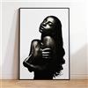 YONGKUIQMK Moderno, alla moda, retrò, Sade, musica, musicista, stampe su tela, poster, immagine, for bar, soggiorno, arredamento for la casa(30x40cm No Frame)