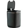 Jrifedptry Pattumiera intelligente da 20 litri, automatica, impermeabile, con sensore automatico, bidone della spazzatura per cucina, bagno, WC, colore nero