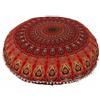 AVA Collections 22 pollici/55 cm rotondo mandala copertura per cuscino da pavimento cuscino per meditazione divano posti a sedere tiro hippie rotondo colorato decorativo bohémien boho chic cuccia per