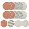 Moliuoly 10 panni in microfibra per mocio Bissell SpinWave 20522 2240N 2039A, lavabili, con spugna e cuscinetto morbido, per pavimenti duri, piastrelle, bagno, cucina, 21 cm, pezzi di ricambio