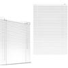 AJTXCSFOQL Tenda veneziana in alluminio Larghezza 35 45 55 60 215 200 70 170 85 90 100 205 115 120 135 125 130 140 210 190, Tende veneziane da Interno/Esterno, privacy, abbagliamento, luce e sole(Bianco)