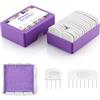 Yimomoyi 20 Pezzi Knit Blockers, Pettini per Lavorare a Maglia e Uncinetto | Set di Bloccanti a Maglia, Knit Blockers Box, Bloccanti per Bloccare Progetti Di Knitting, Lace e Cucito