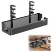 yijinyxm Cassetto Sotto Scrivania, Organizer Cavi in Metallo, Organizzatore Accessori Scrivania Portaoggetti Senza Trapano, Facile da Installare, Salvaspazio e Capiente, per Ufficio e Casa