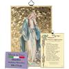 F.LLI BONELLA FRATELLI BONELLA - Quadro Madonna Miracolosa e Orazione Efficacissima in Italiano - Quadro Legno in MDF di Pioppo Camera Da Letto 8 mm x 10 cm x 15 cm - Made in Italy