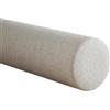 MSNCS Cuscino Cilindrico Cervicale Lungo 30/40/50/60/70/90/100 cm,Cervicale Rotolo Cilindro Cuscino Di Sostegno Rimovibile per Divano e Letto, dormire,Gambe, Schiena e yoga(Grigio chiaro,12cmx50cm)