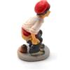 Genérico Bianco pastore Figura presepe nascosto di 6,5 cm. trova la figura natalizia. l'uomo che fa la cacca. figurina cagando. set di scena di natività, figure, gesù. 3 Re. modelli in scala