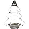 SWEET HOME Biscottiera in Vetro Trasparente a forma di Albero di Natale cod.SB02533LU cm 38h diam.32 by Varotto & Co.