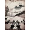 SUPERDANT Targhe in Metallo per Motocicletta Cavalca Liberamente Poster Vintage Poster Cartello In Latta Da Parete Decorazione Vintage Decorazione In Metallo Retrò Regali per Interni