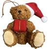 ZYKEJJDDAK Ornamento da appendere a forma di orsetto di peluche, decorazione per albero di Natale, per interni ed esterni, feste