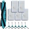 NINMORTH Set completo di accessori di ricambio con spazzola principale spazzole laterali e filtri per aspirapolvere robot MEDION X41 SW X41 SW+ X42 SW+ MD 12034
