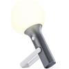 Lexon Lampada LED Multiposizione Uso Interno ed Esterno Luce Bianca Fredda (Grigio)