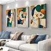 IHHGNB 3 stampe su tela astratte vintage senza cornice, poster artistici astratti retrò per camera da letto e soggiorno (70x100 cm (26x39 pollici) x3/Senza cornice)