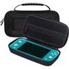 LEEQBCR Custodia per Switch Lite, Protettiva Portatile con Rigida e Maniglia, Custodia da Viaggio con Tasche a Rete per Console e Accessori, Antigraffio e Leggera