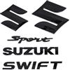 GAZOZ PERFORMANCE Set completo di stemmi sportivi anteriori e posteriori per sport ZC33S